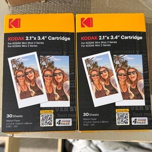 Kodak 2.1" x 3.4" Cartridge for Mini Shot 2 - Black and Yellow